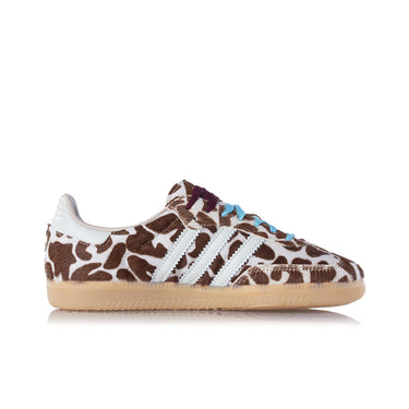 ADIDAS WOMENS SAMBA OG KI6669 ZEBRA PRINT  CRYSTAL LINEN