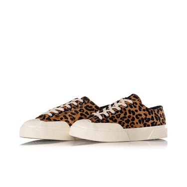 SUPERGA ARTIFACT 2432 WORKS LEOPARD CALFHAIR S2161QW LEOPARD PRINT OFF WHITE