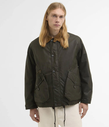 BARBOUR HERITAGE+ MODIFIED ENDURANCE WAX JACKET SMWX2558OL51 ARCHIVE OLIVE