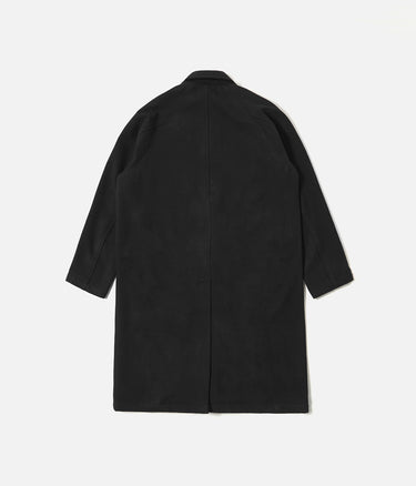 UNIVERSAL WORKS MOWBRAY MAC COAT 33104 BLACK