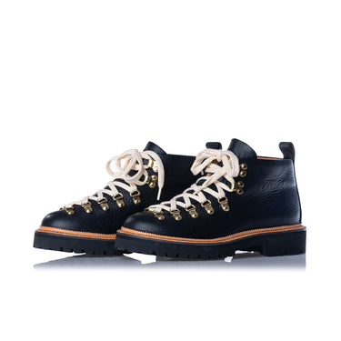 FRACAP M120 BLACK HANDMADE IN ITALY TOSCANO VOLANATO VIBRAM ROCCIA
