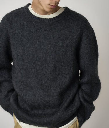 GRAMICCI MOHAIR SWEATER G5FU-J024 CHARCOAL