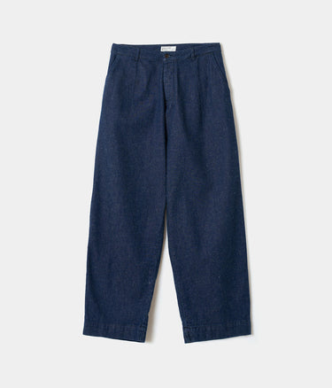 UNIVERSAL WORKS GRAD CHINO FUTURE DENIM 35518 INDIGO