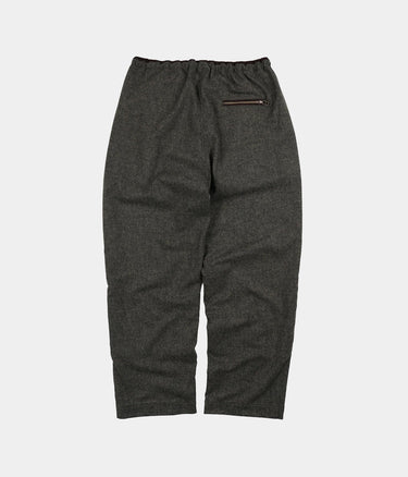 FRIZMWORKS WOOL EASY PANTS FOREST BLACK