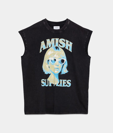 AMISH SUPPLIES MUSCLE TEE JERSEY SHORT HAIR MARMO BROKEN
UNISEX
