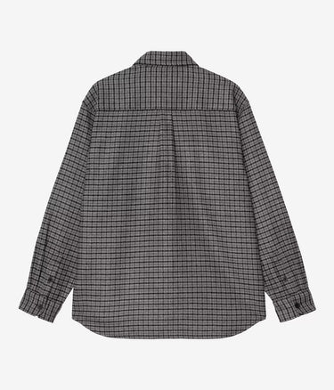 CARHARTT WIP LOWIS SHIRT I035328 HOUNDSTOOTH GRAY HEATHER