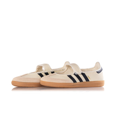 ADIDAS WOMENS SAMBA JANE JR7338 CREAM WHITE BLACK