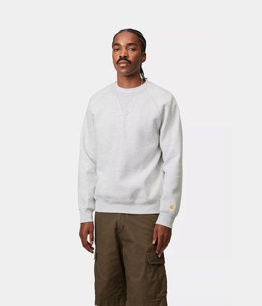 CARHARTT WIP CHASE SWEATSHIRT I033660 ASH HEATHER