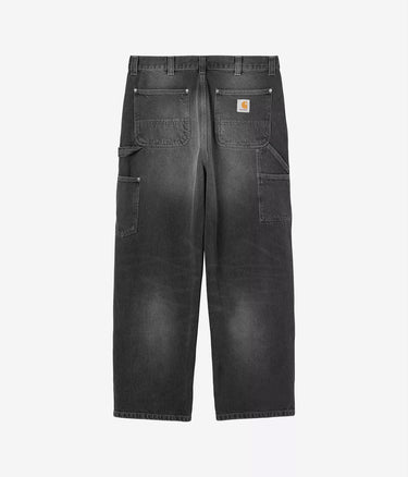 CARHARTT WIP DOUBLE KNEE PANT I036273 BLACK GRIND WASH