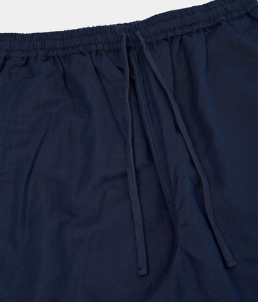 UNIVERSAL WORKS PARACHUTE PANT P34041 LINEN COTTON SHIRTING NAVY