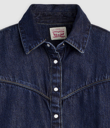 LEVI'S FEMME LOGAN TENCEL SHACKET 005DW-0000 TENCEL DARK NIGHTS - Shoelosophy