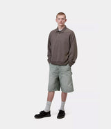 CARHARTT WIP HARPER POLO I036893 TOBACCO GARMENT DYED - Shoelosophy