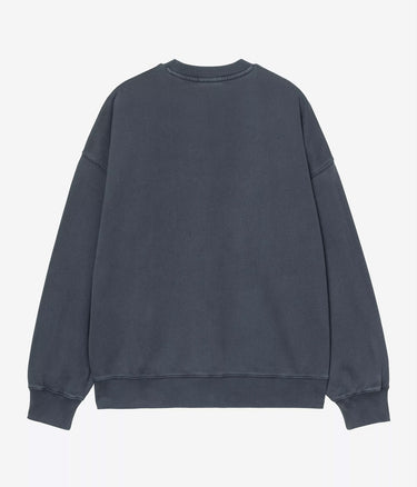CARHARTT WIP BENTON SWEATSHIRT I035436 CARBON GARMENT DYED