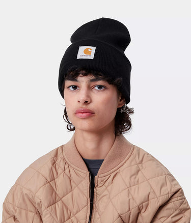 CARHARTT WIP ACRYLIC WATCH HAT I020222 BLACK