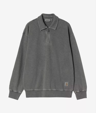 CARHARTT WIP HARPER POLO I036893 BLACK GARMENT DYED