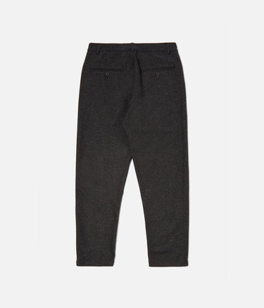 UNIVERSAL WORKS MILITARY CHINO 33145 SALT N PEPPER TWEED BLACK