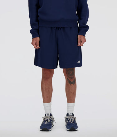NEW BALANCE SPORT ESSENTIAL FRENCH TERRY SHORT MS41520 NAVY