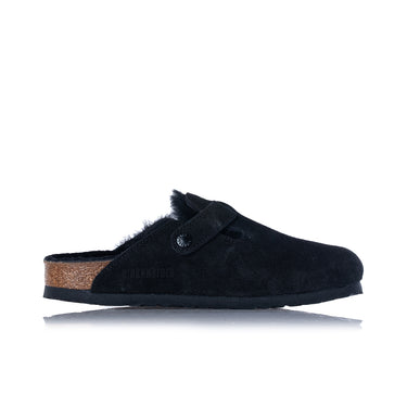 BIRKENSTOCK BOSTON SHEARLING BLACK 0259883 MADE IN GERMANY