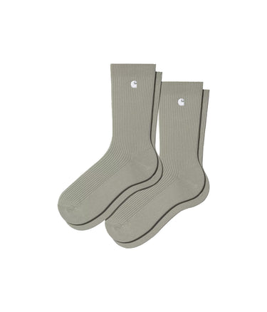 CARHARTT WIP MADISON SOCKS I036750 SHADY GREEN 2 PAIRS PACK