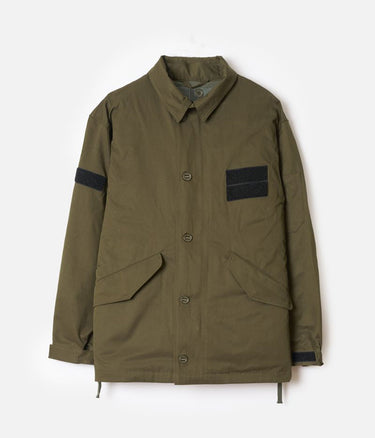 TAION X UNIVERSAL WORKS DOWN CR RAF JACKET UW-TA-CR15RJ OLIVE