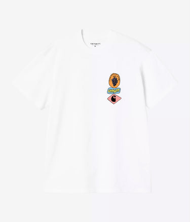 CARHARTT WIP STACKED GRAPES T-SHIRT I036902 WHITE