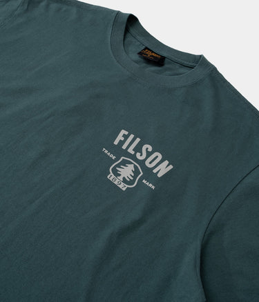 FILSON FORESTRY GRAPHIC T-SHIRT FMTEE0141 MALLARD GREEN