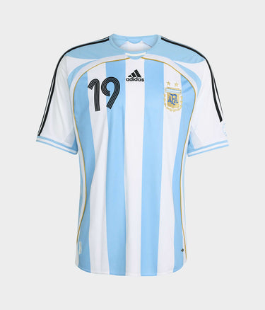 ADIDAS AFA ARGENTINA 2006 MESSI HOME JERSEY JN3708 WHITE