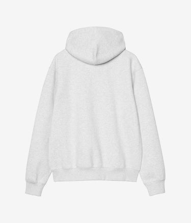 CARHARTT WIP CARHARTT HOODED SWEATSHIRT I030547 ASH HEATHER GRAPHITE