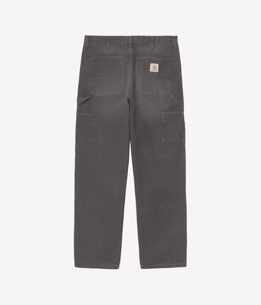 CARHARTT WIP DOUBLE KNEE PANT I034796 GRAPHITE STONE CANVAS