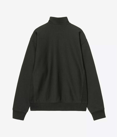 CARHARTT WIP HALF ZIP AMERICAN SCRIPT SWEATSHIRT I027014 RAVEN
