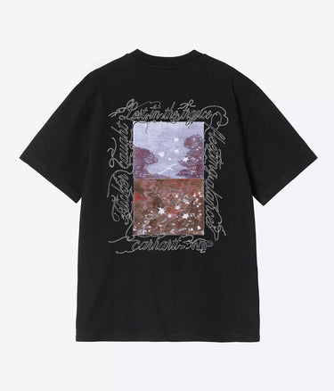 CARHARTT WIP WOMENS JULIA KLENOVSKY T-SHIRT I036918 BLACK - Shoelosophy