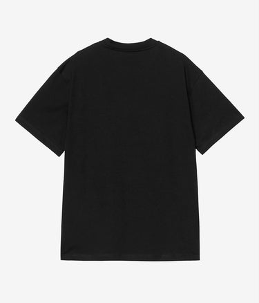 CARHARTT WIP WOMENS INVERTED CHARM T-SHIRT I036030 BLACK