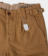 CHESAPEAKE'S FIELD SHORT LINEN NAVARRE CHSPKPE26-104 TOBACCO - Shoelosophy