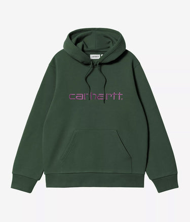 CARHARTT WIP HOODED CARHARTT SWEATSHIRT I030547 SYCAMORE TREE PHLOX