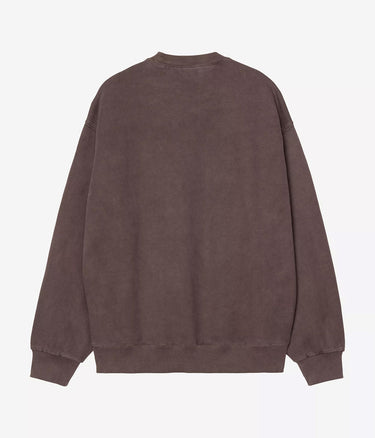 CARHARTT WIP VISTA SWEATSHIRT I029522 PALISANDER GARMENT DYED