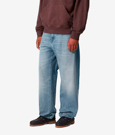 CARHARTT WIP AARON PANT I036728 BLUE BURST WASHED