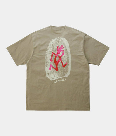 GRAMICCI THUMBPRINT TEE G5SU-T174 KHAKI - Shoelosophy