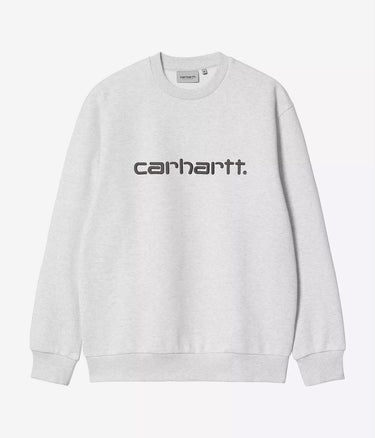 CARHARTT WIP CARHARTT SWEATSHIRT I030546 ASH HEATHER GRAPHITE