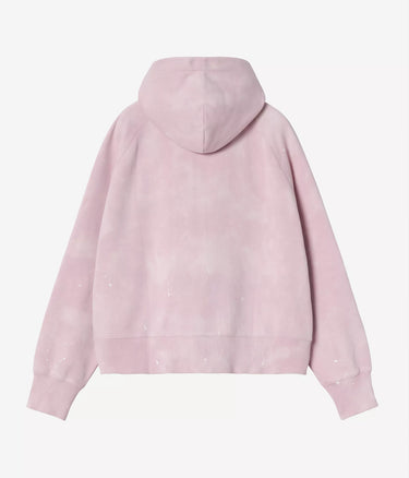 CARHARTT WIP WOMENS HOODED PAINTER JACKET I036842 HORTENSIA DESTROY WASH SPLATTER