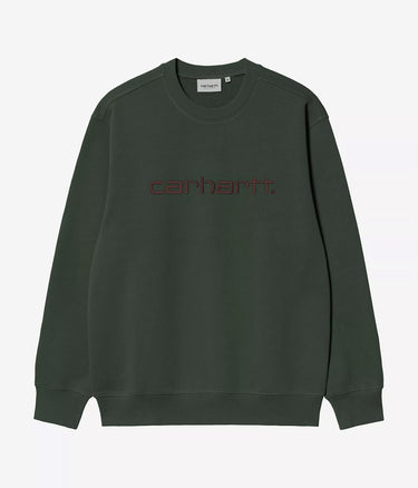 CARHARTT WIP CARHARTT SWEATSHIRT I030546 DARK SCARAB PALISANDER