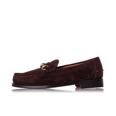 SEBAGO CITYSIDES JOE MODENA SUEDE 77123BW DARK BROWN BIT LOAFER
