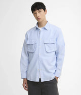 BARBOUR HERITAGE SELECT ARNHA 오버사이즈 옥스포드 정글 셔츠 스카이 블루 - Shoelosophy
