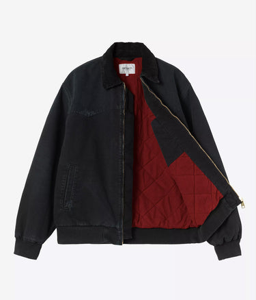 CARHARTT WIP OG SANTA FE JACKET I036240 BLACK GRIND WASH