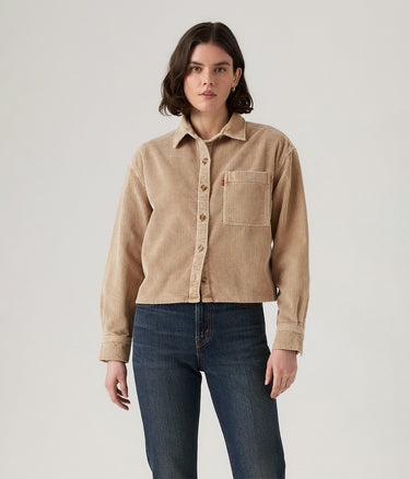 LEVI'S WOMENS CELINE COZY SHACKET 0030X-0003 AMPHORA