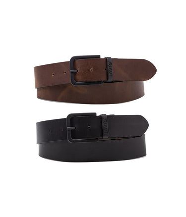 LEVI'S LM BELT REVERISBLE 38018-0021 BLACK CAVIAR