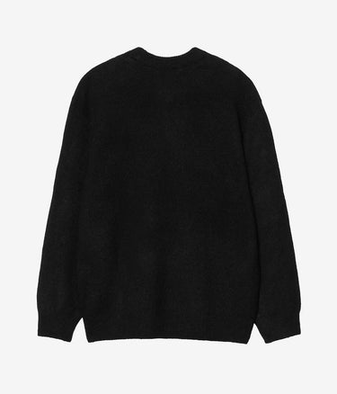 CARHARTT WIP CHEDDA SWEATER I035593 BLACK GLASSY PINK