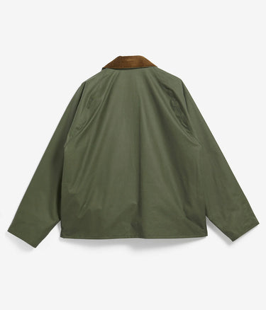 BARBOUR HERITAGE OVERSIZED TRANSPORT JACKET MWX1678GN32 LIGHT MOSS WAXED