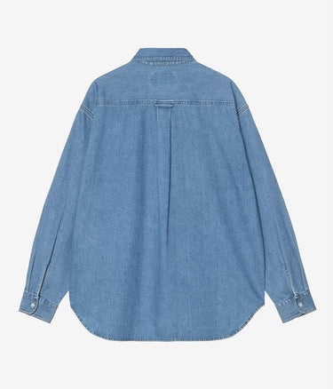 CARHARTT WIP LUCAS SHIRT L/S I034525 BLUE STONE WASHED