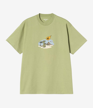 CARHARTT WIP IMPACT T-SHIRT I036265 GENTLE GREEN