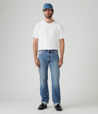LEVI'S 501 ORIGINAL SELVEDGE DENIM 00501-3656 FEELING POWERFUL JEANS UOMO CIMOSATO